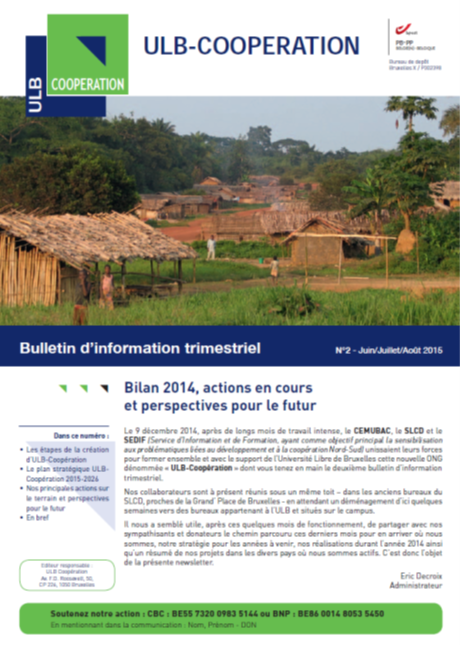 Bilan 2014, actions en cours et perspectives pour le futur