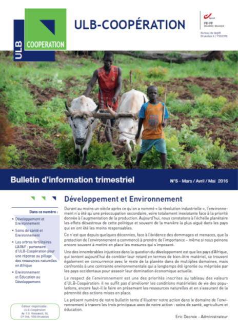 Développement et Environnement