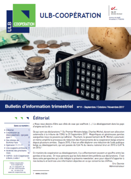 Coopération au développement : Qui paie quoi?