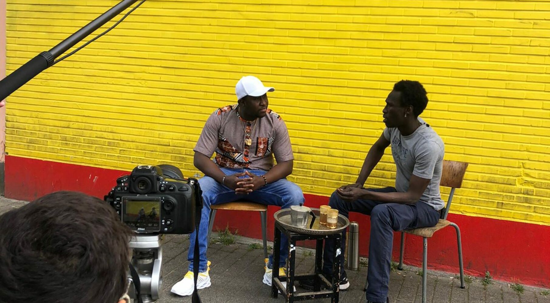 Diaspora en action - tournage outil d'information - Eclosio