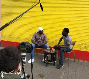 Diaspora en action - tournage outil d'information - Eclosio