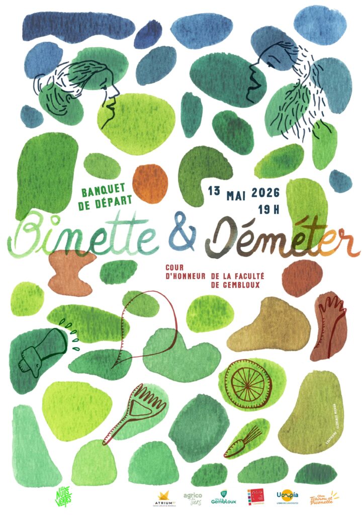Affiche de Binette & Demeter, un projet de théâtre itinérant à la rencontre des femmes agricultrices
