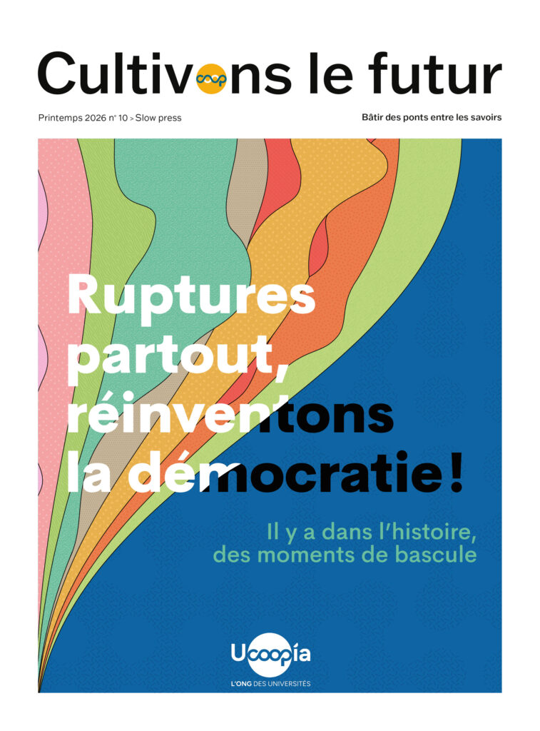 Couverture du magazine « Cultivons le futur » n° 10, publié par Ucoopia